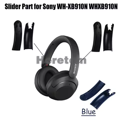 Replacement Spare Parts For Sony WH-XB910N headphones outer Inner Side Cover Slider Part WHXB910N Bl
