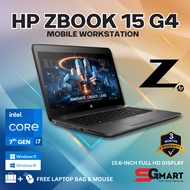 Hp Zbook 15 G4 Business Laptop, 15.6 in FHD (1920 x 1080), Intel Core i7-7820HQ, 32GB RAM, 512GB SSD