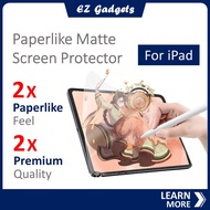 Paperlike Matte Screen Protector for iPad 10 iPad 9 8 7 iPad Air 4 Air 5 Pro 11 mini 6 Paper Feel Screen Film Anti-Glare