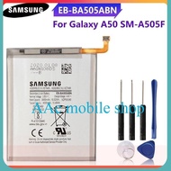ของแท้แบตเตอรี่EB-BA505ABU EB-BA505ABNสำหรับSAMSUNG Galaxy A20 SM-A205FN A50 A505F SM-A505F SM-A30S A30 A30S 4000MAh...