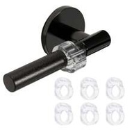 2/4/6Pcs Door Stoppers Bumper Guard Clear Silicone Door Handle Door Anti- Collision Ring Door Stoppe