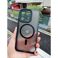 OnePlus 15 13 15R 13R 13T Magnetic Matte Translucent Case Luxury Lens Full Protection Back Bumper Co