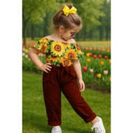 SunFlower 2in1 Kid Kids Outfit | GO Kid'sGirl | 3in1 BERBIE KID | RARA KID | REIKO KID | BALEN | SIZ