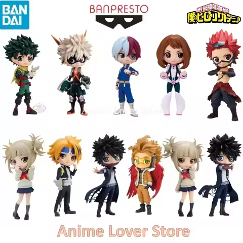 In Stock Bandai Banpresto QPosket My Hero Academia Bakugou Katsuki deku Todoroki Shoto Himiko Toga D
