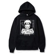 2020 Anime Naruto Ramen Printed Hoodies Hooded Sweatshirts Cozy Tops Pullovers Hoodie