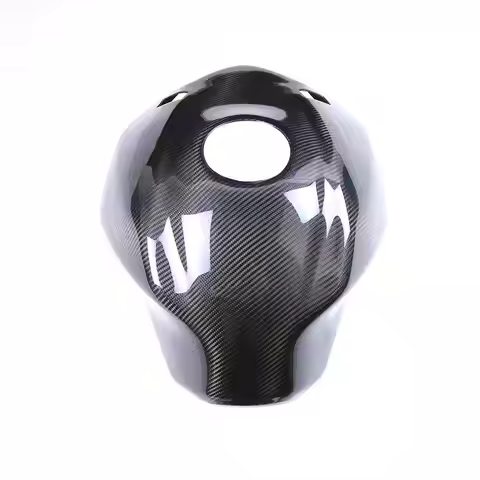 For Kawasaki Ninja H2 H2R 2015-2024 3K Dry Carbon Fiber Motorcycle Full Fuel Gas Tank Cover