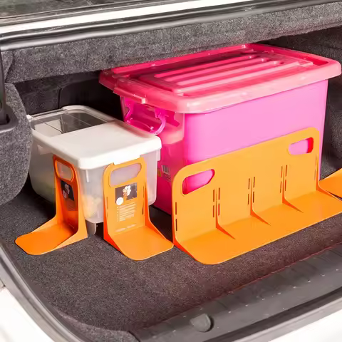 Car Back Trunk Fixed Holder Storage Sundry Rack with Magic Sticker Car Organizer for BMW E39 E60 E90