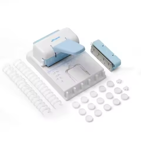 Cinch Book Binding Machine 2:1 Pitch Square and Disc Hole Compatible with Wire Binding Book Binder I