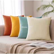 Plain sofa cushion cover made of premium suede 30x30 40x40 50x50 60x60