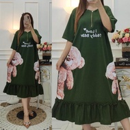 Dress Voxy Jumbo Sablon Busui