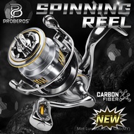 PROBEROS LA Series Carbon Spinning Reel, Lightweight Metal Shallow Spool BFS Lure Fishing Reel