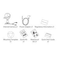 EZVIZ Husky C3Wn 1080P Full Hd Ip Camera Cctv Wifi Official 1 Year Warranty Original and Trusted