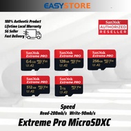 SanDisk Extreme PRO MicroSD card SDXC UHS-I 256GB/512GB/1TB (Lifetime Limited  Warranty)