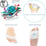 【Do-U】Heel Liners with Silicone Palm Cushion and Toe Separator for Pain Relief