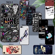 Apple iPhone 6 6S 7 8 SE PLUS X XS Fashion art Silicone shockproof TPU Straight Side Liquid Phone Case