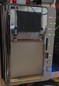 Synology DS213 NAS with one WD 2TB Green HDD