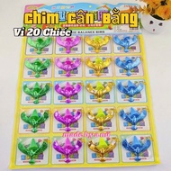 Blister of 20 Interesting Balancing Bird Toys Eagle-shaped Balancing Toys