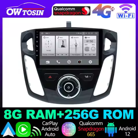 UIS7870 A67 Android 13 12G+256G Car DSP Radio GPS Navigation Player For Ford Focus 3 Mk 3 2011-2019 