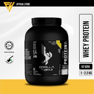 GORILLA Muscle Whey Protein 2.27kg (5lbs) Halal Whey Protein Fitness Halal Whey Protein Powder Gym S
