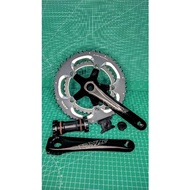 Crankset HT2 Double 53 39 Raze Crank Hollowtech Double Crank 53 39 Crank Folding Bike 53 39 Crank Ro