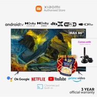 [HARI RAYA DEAL] Xiaomi Mi TV Max 86 Inch 4K Android TV 4K Ultra HD HDR10+ Inbuilt Chromecast Netflix Youtube