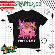 Roger Jr Inter Miami Kids T-Shirt COOL - Roger JR Motif Boys Girls Clothes Cute Cool Viral UNISEX FR