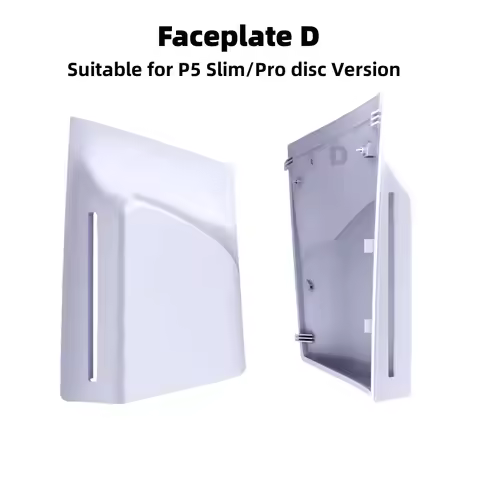 Replacement White Digital E Part Faceplate For PS5 Pro PS5 Slim Case Side Shell Dustproof For PS5 Sl