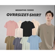 （MALAYSIAREADYSTOCK）Oversize Plain T-shirt Unisex 230gsm 100% PermiumCotton