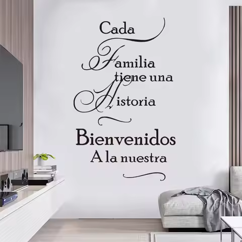 Spanish House quote wall stickers for home decoration vinyl engraving decal art poster for home deco