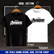 100% Premium Cotton Baju T Shirt Lelaki Oversize Plus Size Style Viral TA0201-avengers Marvel