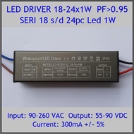 JTTOP" LED DRIVER 1W 300MA 18-24X1W PF 0.95 WP