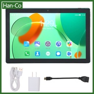 [Han-Co] แท็บเล็ต10.1นิ้วสีเขียว4G LTE 5G WiFi 8GB RAM 256GB CPU Octa Core 7000MAh กล้องคู่ออฟฟิศ100-240V ปลั๊ก US สีเขียว