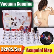 【ready stock】32 Cups / Set Cupping Cup Cupping device Chinese Medical Vacuum Body Cupping Therapy
