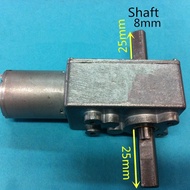 DC 24V 10rpm  motor double shaft output worm gear motor, Micro motor with worm gearbox