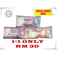 READY STOCK MONEY PILLOW BANTAL OLD DUIT钱枕 RM50RM100RM500 HIGH-QUALITY SOFT COTTON SIZE 52*25CM