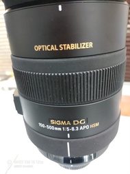 Sigma DG 150--500mm 1:5-6.3APO HSM