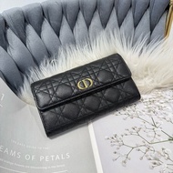 Dior Caro Orchid 黑色長夾 黑金