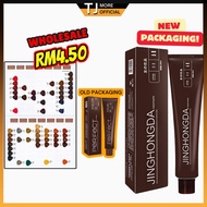 Perfect Hair Color Cream Salon Barber Jinghongda Dye Borong Warna Rambut Professional Asian Brown As