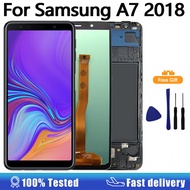 6.0"AMOLED Display For Samsung Galaxy A7 2018 LCD Display Touch Screen Digitizer Replacement For Sam