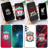 Redmi 9 t 6A 7A 8A 9A 9C NFC Note 9T K70 e K70 Pro H13 logo Liverpool Soft black phone case