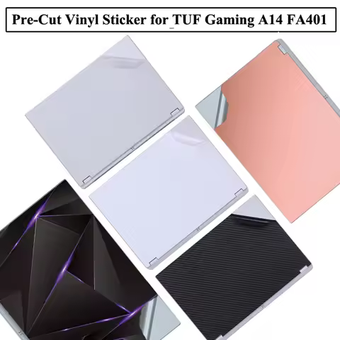 Pre-Cut Laptop Skin Cover for ASUS TUF Gaming A14 2026 2025 2024 FA401 FA401G FA401K FA401U Anti Fin