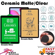 Samsung TAB T295 A8 10.5 S6Lite 10.4 A7 10.4 A7Lite S7Plus S7FE Full Ceramic Matte Clear Tempered Gl