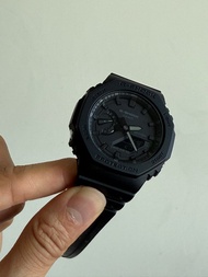 Casio Gshock GA-2100-1A1 黑色皇家橡樹 + 改裝配件