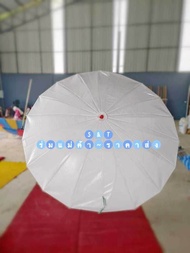 ร่มแม่ค้าด้ามเหล็กแข็งแรงทนทานผ้าหนากันแดดกันฝนอย่างดีขนาด 50 นิ้วและ 60 นิ้ว สินค้าตรงจากโรงงาน ราค