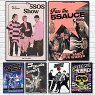 Band-d 5 Seconds Of Summer Poster Canvas painting poster with prints Home bedroom living room decora