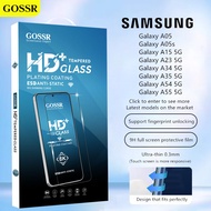 GOSSR ฟิล์มกระจกเต็มจอ Samsung Galaxy A05 A05s A14 Galaxy A15 5G A23 A24 A34 5G A35 Galaxy A54 A55 5G S21 FE 5G 4G ตัวป้องกันหน้าจอโทรศัพท์มือถือ Galaxy A05s A15 5G 8K HDกระจกนิรภัย 9H ความแข็งสูง A55 5G ฟิล์มกันม