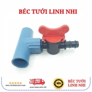 Combo of 10 Starter Valves with External Thread 21 to Tail 16mm, Used to Connect LDPE Pipes in Autom