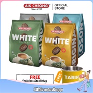 A tasteful shop[BUNDLE OF 4] AIK CHEONG White Coffee series - FOC Stainless Steel Mug (Random Colour