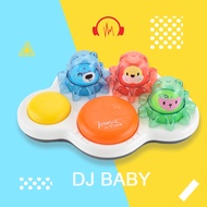 Vigo DJ Baby Toy for 18-36 Months – Musical Activity Table with Lights, Sounds & 3 Instruments