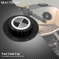 Motorcycle Front Fuel Tank Cap Retro Tank Gas Cover Aluminum For BMW K1 K100LT K75C K1100LT Protecti